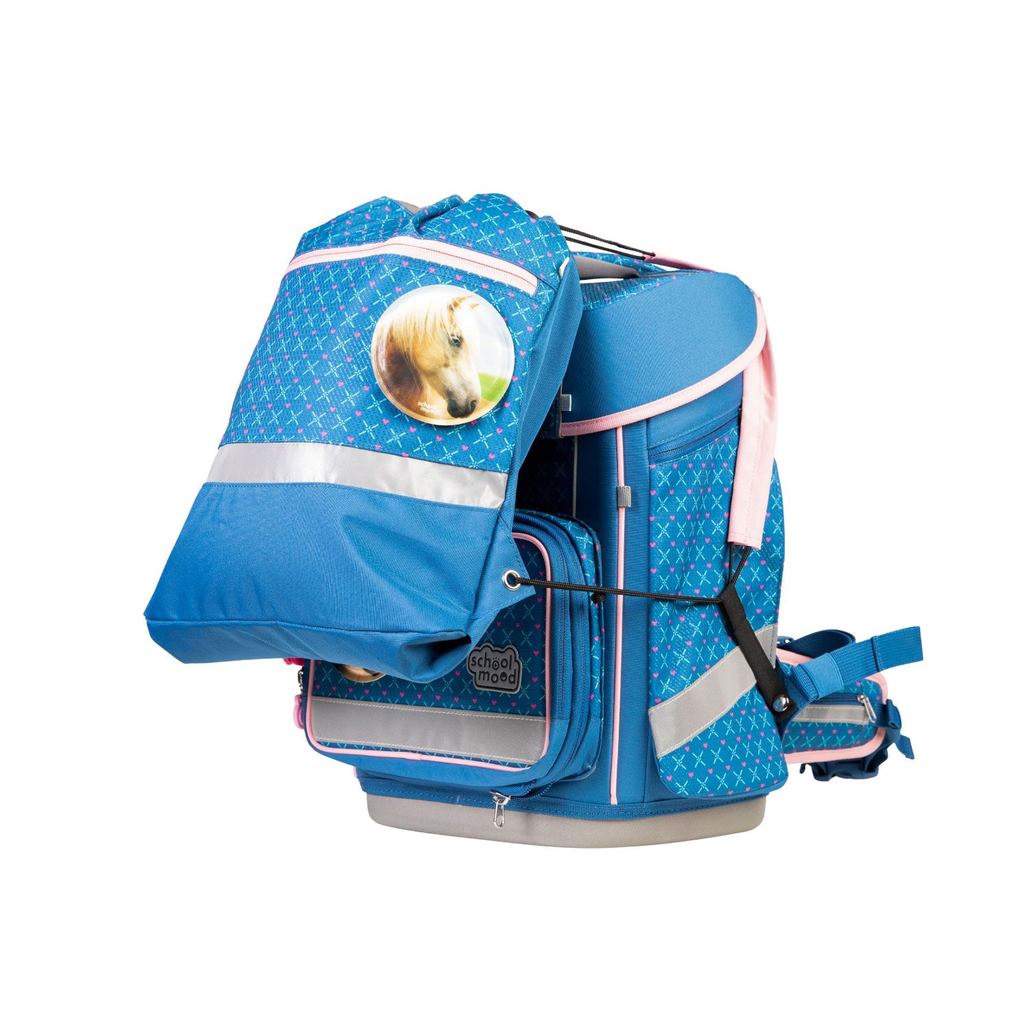 School-Mood Champion Maxx Pro 7-tlg. Schulranzenset Mila (Pferd) School-Mood Champion Maxx Pro 7-tlg. Schulranzenset Mila (Pferd)