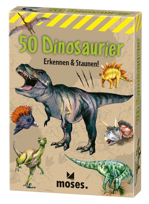 moses 50 Dinosaurier - erkennen & staunen Kartenset moses 50 Dinosaurier - erkennen & staunen Kartenset