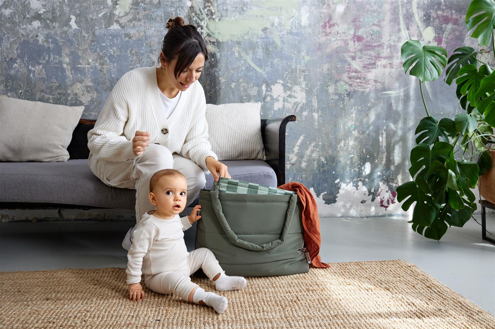 Lässig MIX Wickeltasche Shopper Olive Lässig MIX Wickeltasche Shopper Olive