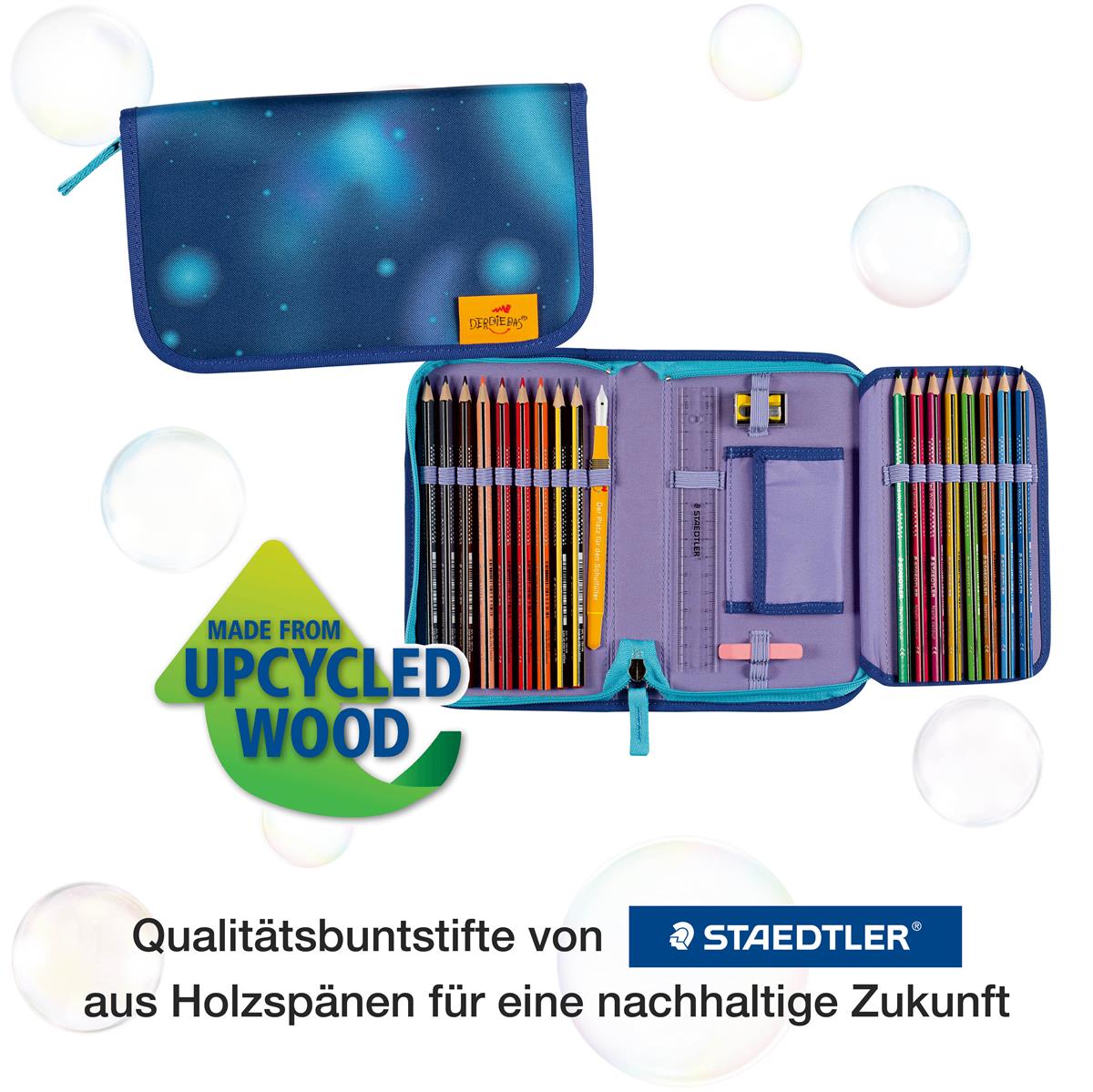 Der Die Das Schulranzen-Set Ergoflex 2025 5 tlg. Luna