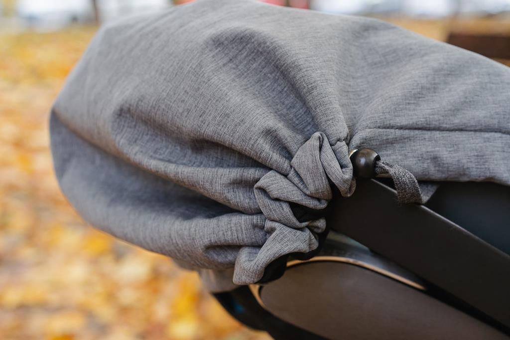 Patulove Softshellcover / Poncho - grau melliert Patulove Softshellcover / Poncho - grau melliert