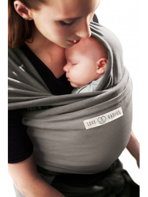 JPMBB elastisches Tragetuch - ELEPHANT - LIGHT GREY JPMBB elastisches Tragetuch - ELEPHANT - LIGHT GREY