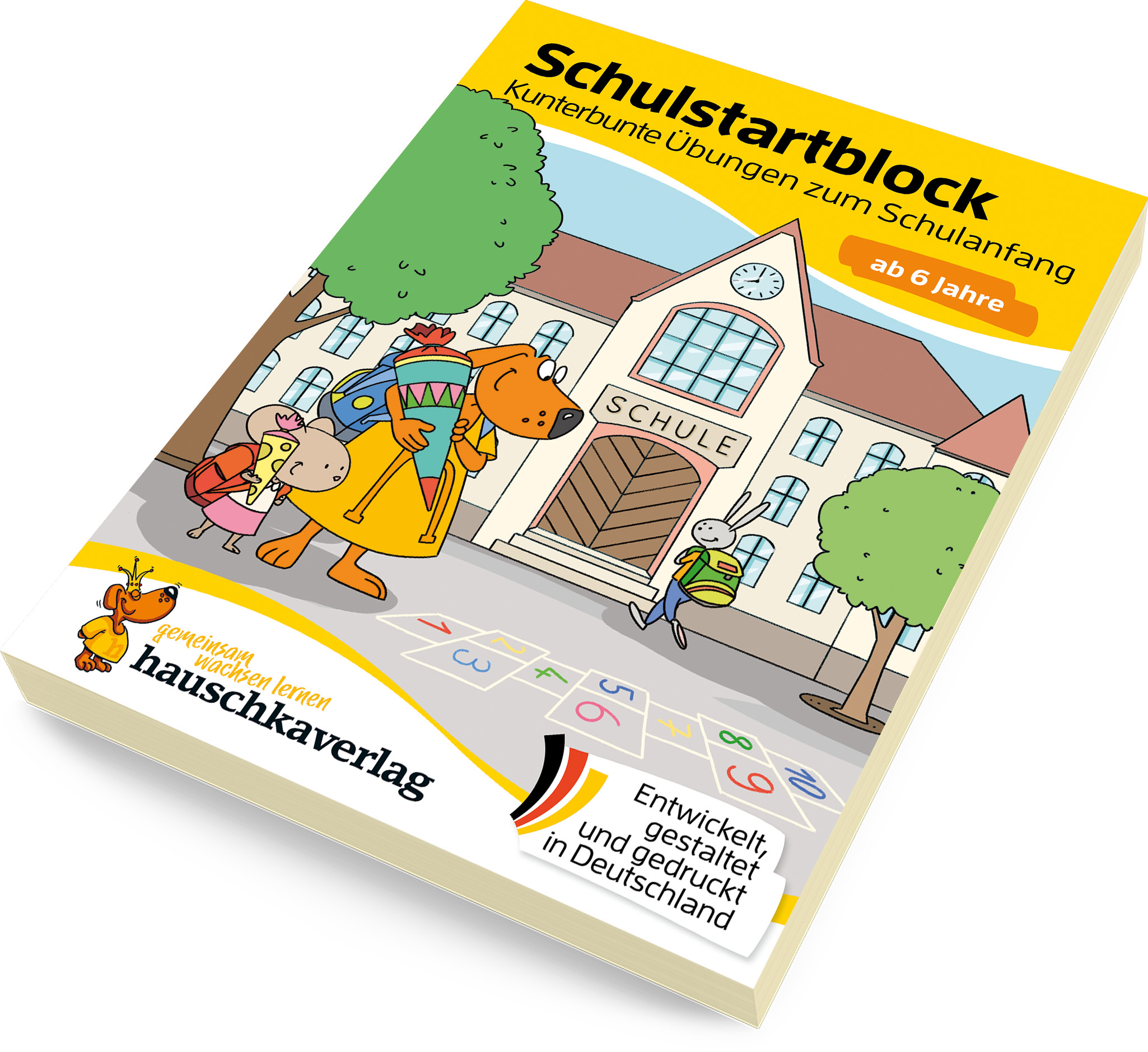 Hauschkaverlag Schulstart-Block ab 6 Jahre Kunterbunte Übungen zum Schulanfang