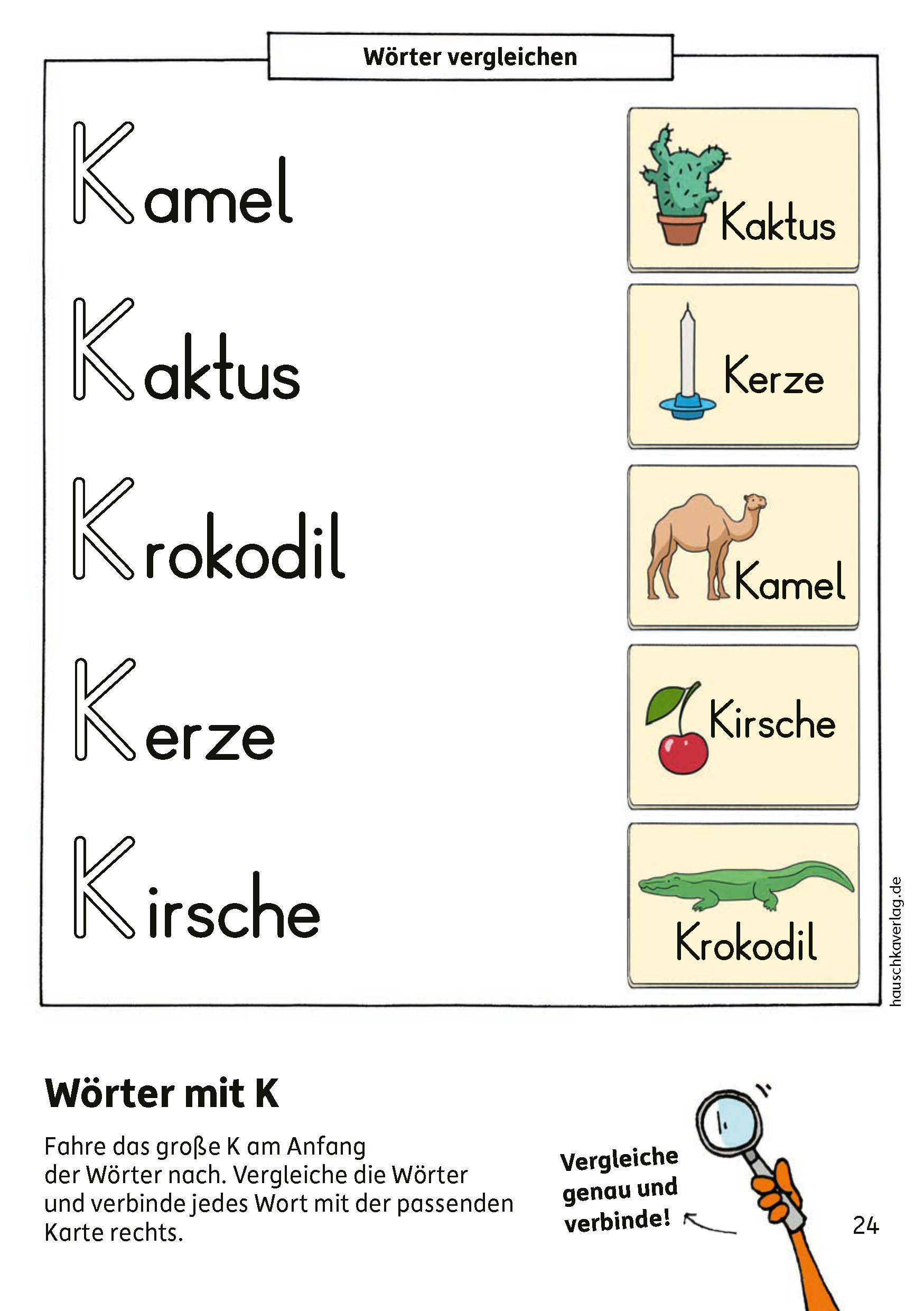 Hauschkaverlag Schulstart-Block ab 6 Jahre Buchstaben schreiben lernen