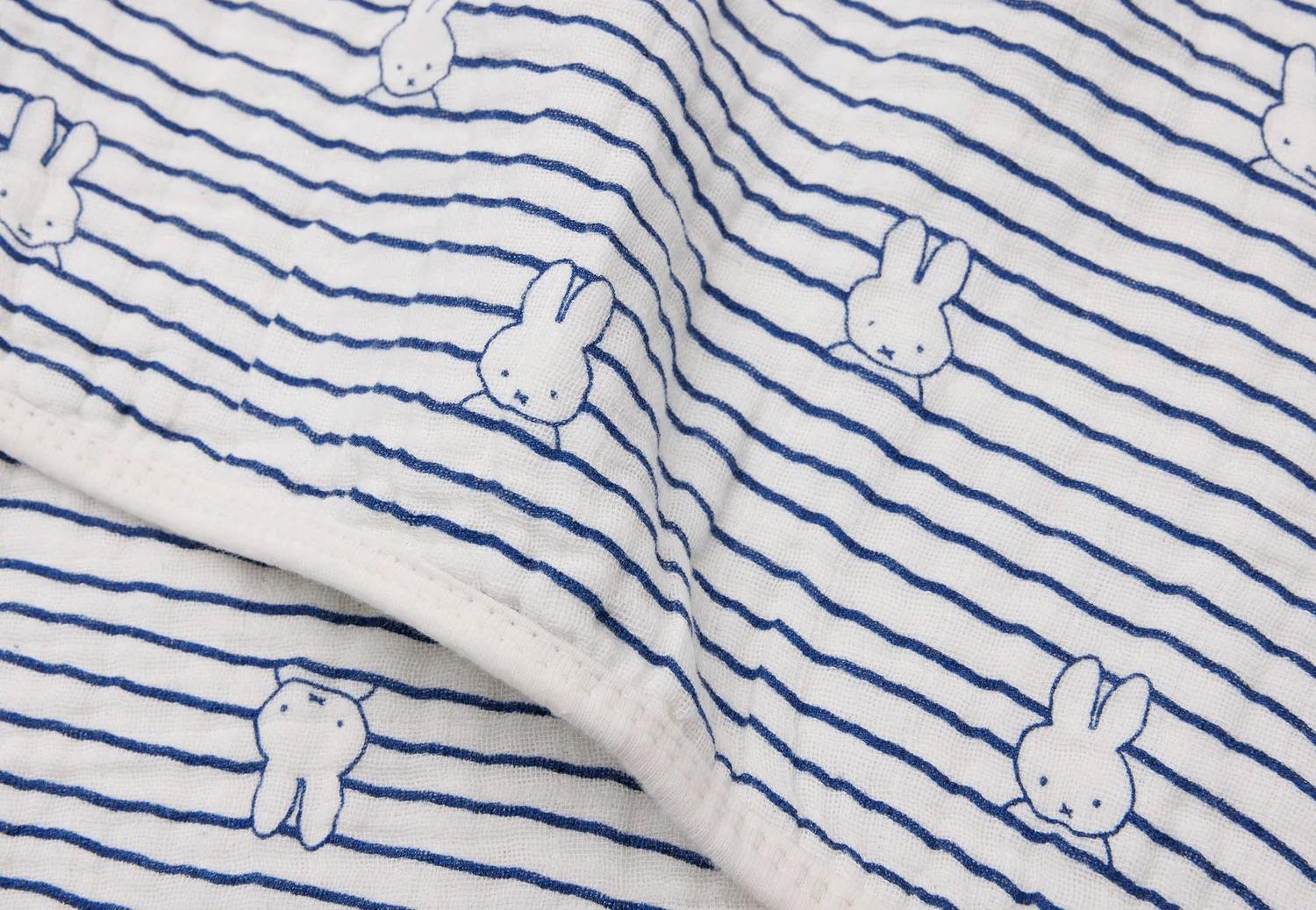 Jollein Decke - Miffy Stripe Navy Jollein Decke - Miffy Stripe Navy