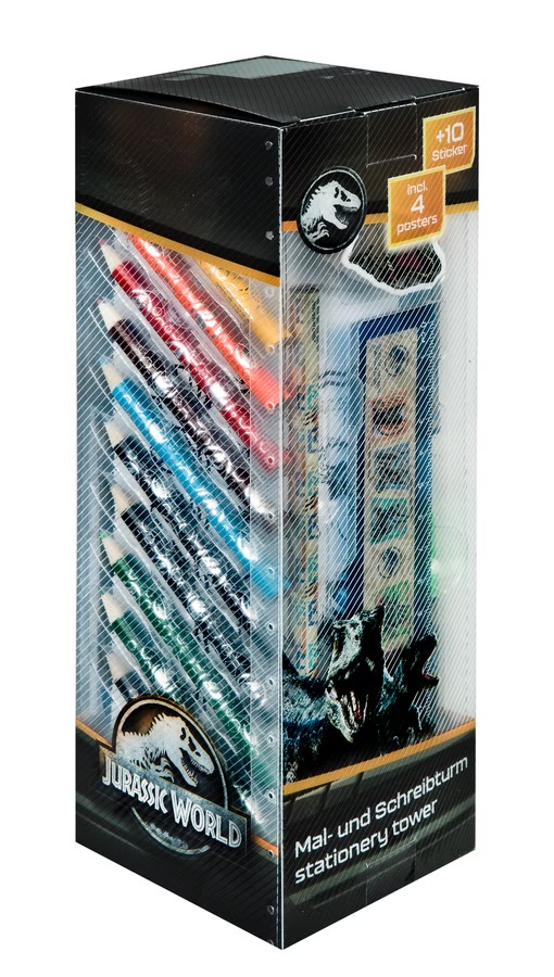 Undercover Mal -und Schreibturm Jurassic World 35-teilig
