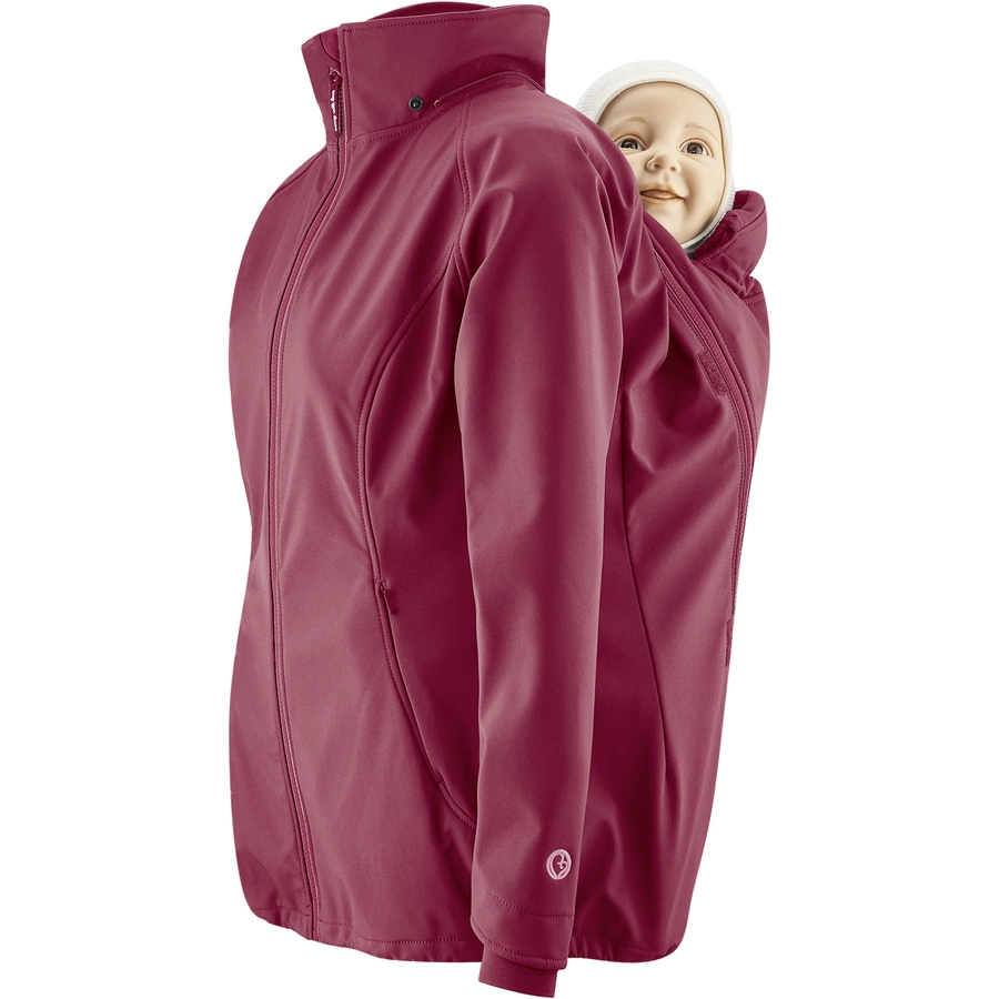 mamalila Softshell-Tragejacke Allrounder - Beere L