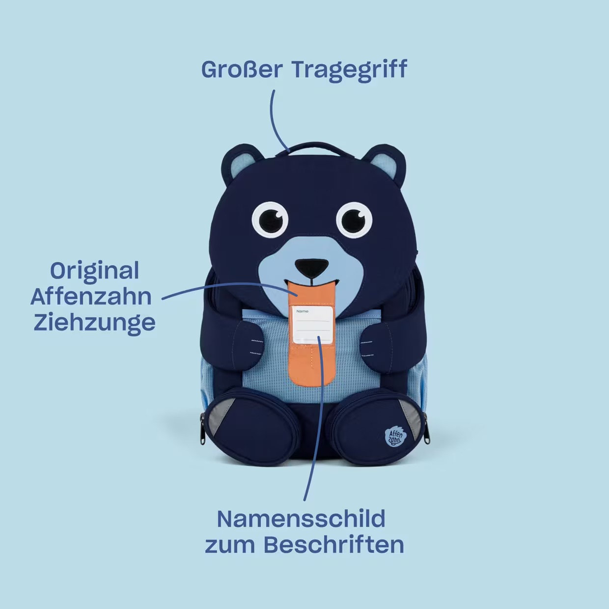 Affenzahn Kindergartenrucksack großer Freund Otter