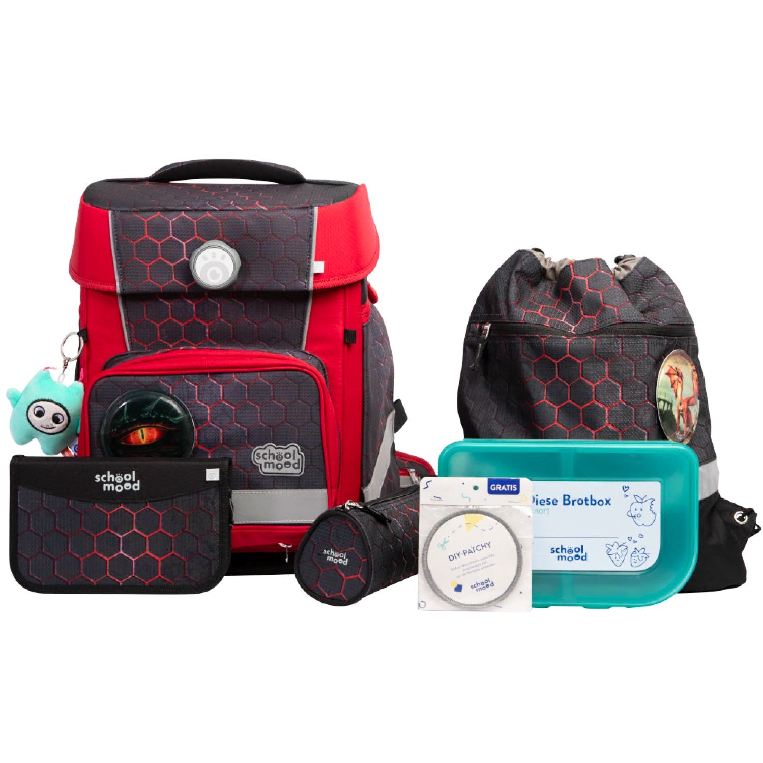 School-Mood Champion Maxx Pro 7-tlg. Schulranzenset Mika (Drache) School-Mood Champion Maxx Pro 7-tlg. Schulranzenset Mika (Drache)