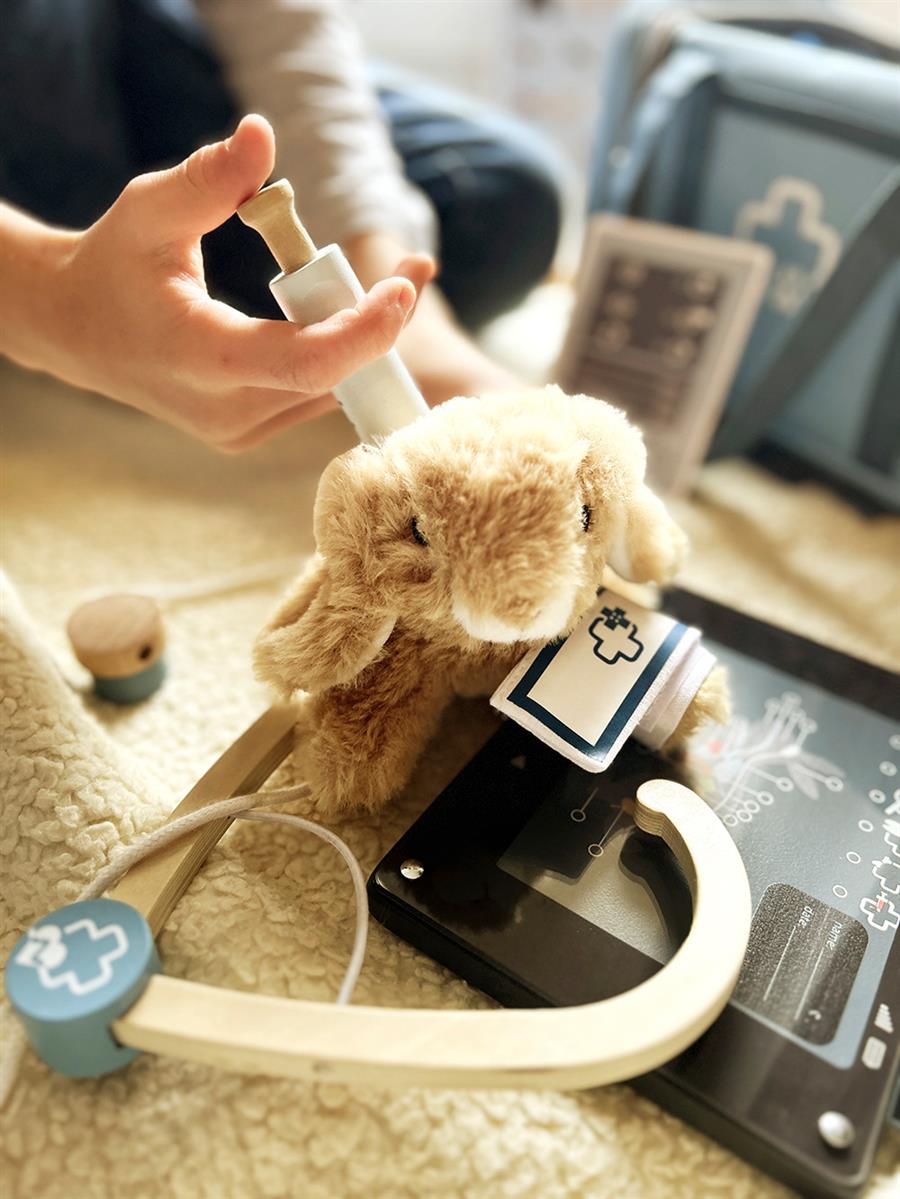 small foot Tierarzt-Tasche mit Hase braun