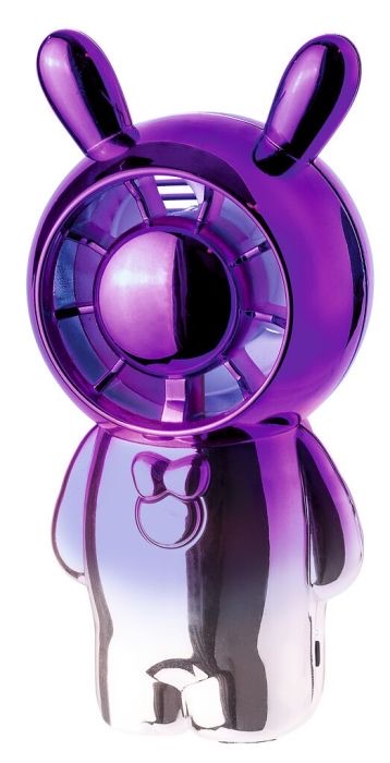 moses USB-Ventilator Metallic-Bunny Violett