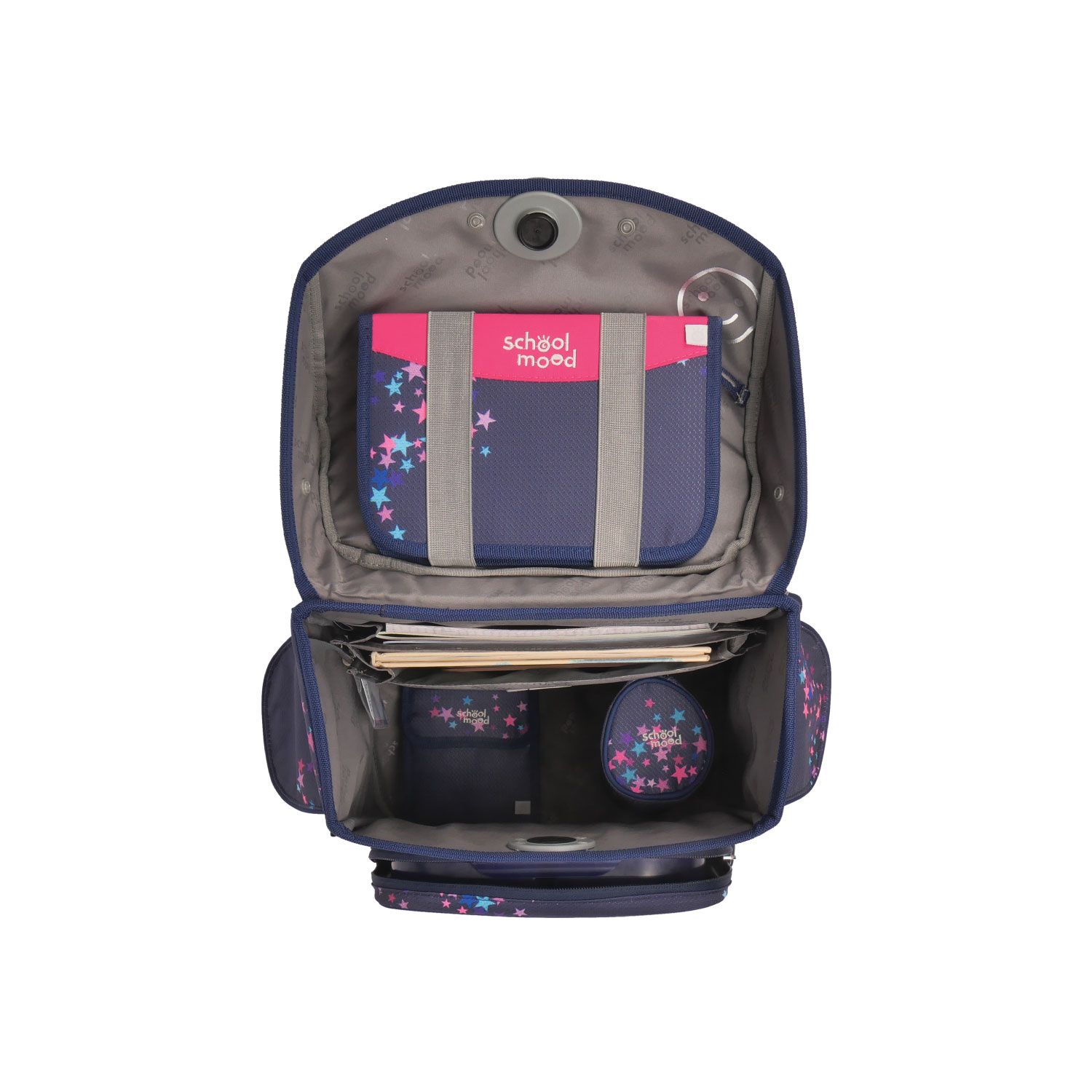 School-Mood Timeless Pro Schulranzen-Set 2025 7-tlg. Leni (Hund) School-Mood Timeless Pro Schulranzen-Set 2025 7-tlg. Leni (Hund)