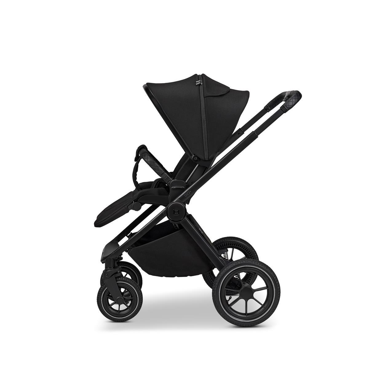Moon GIO+ Kinderwagen-Set onyx / matt Moon PIÙ Kinderwagen SET onyx / chrome