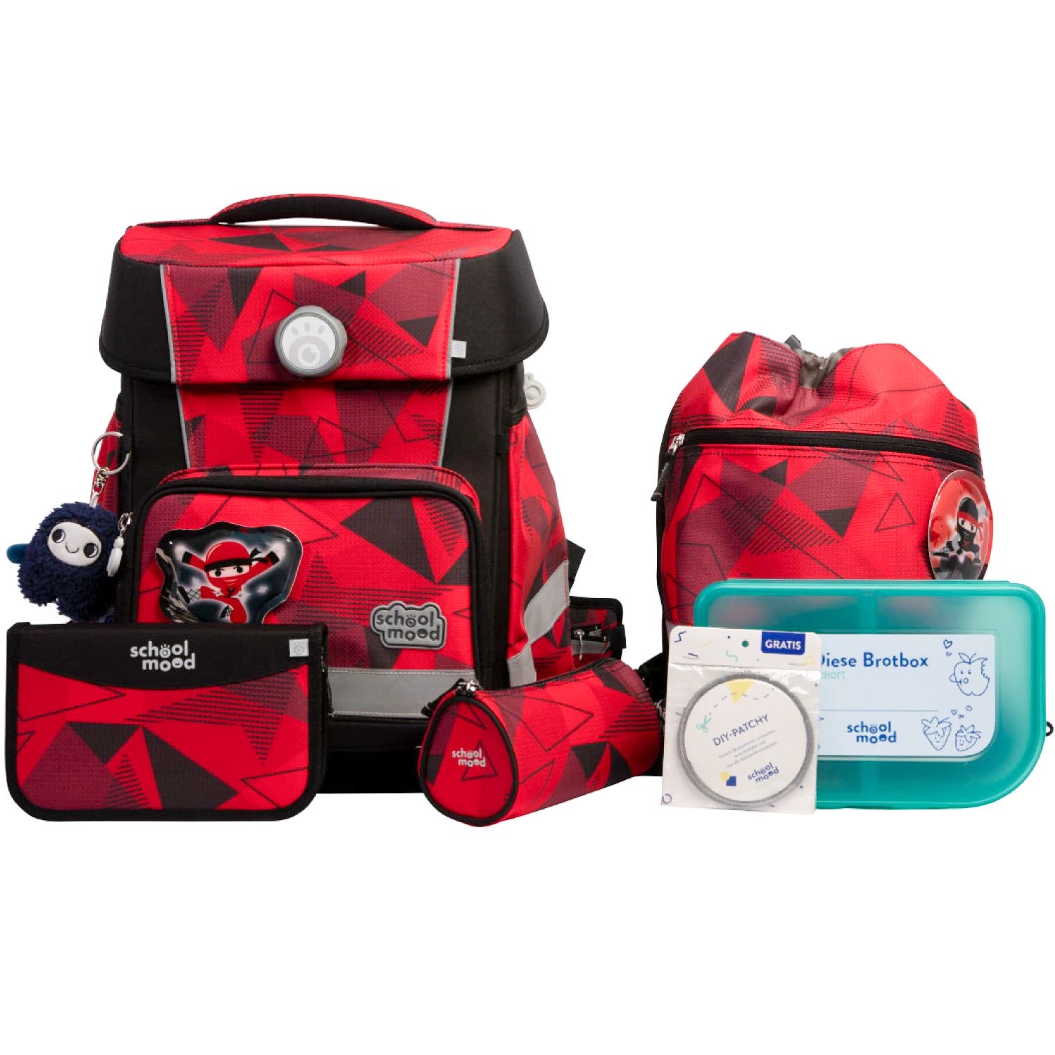 School-Mood Champion Maxx Pro 7-tlg. Schulranzenset Kai (Ninja) School-Mood Champion Maxx Pro 7-tlg. Schulranzenset Kai (Ninja)