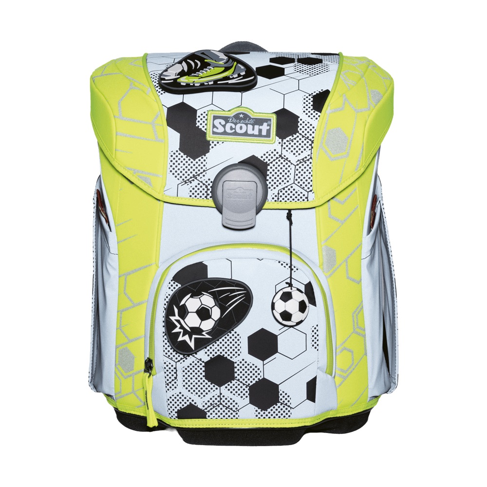 Scout Micro Schulranzen-Set 4-tlg. Superflash Extreme Soccer Star