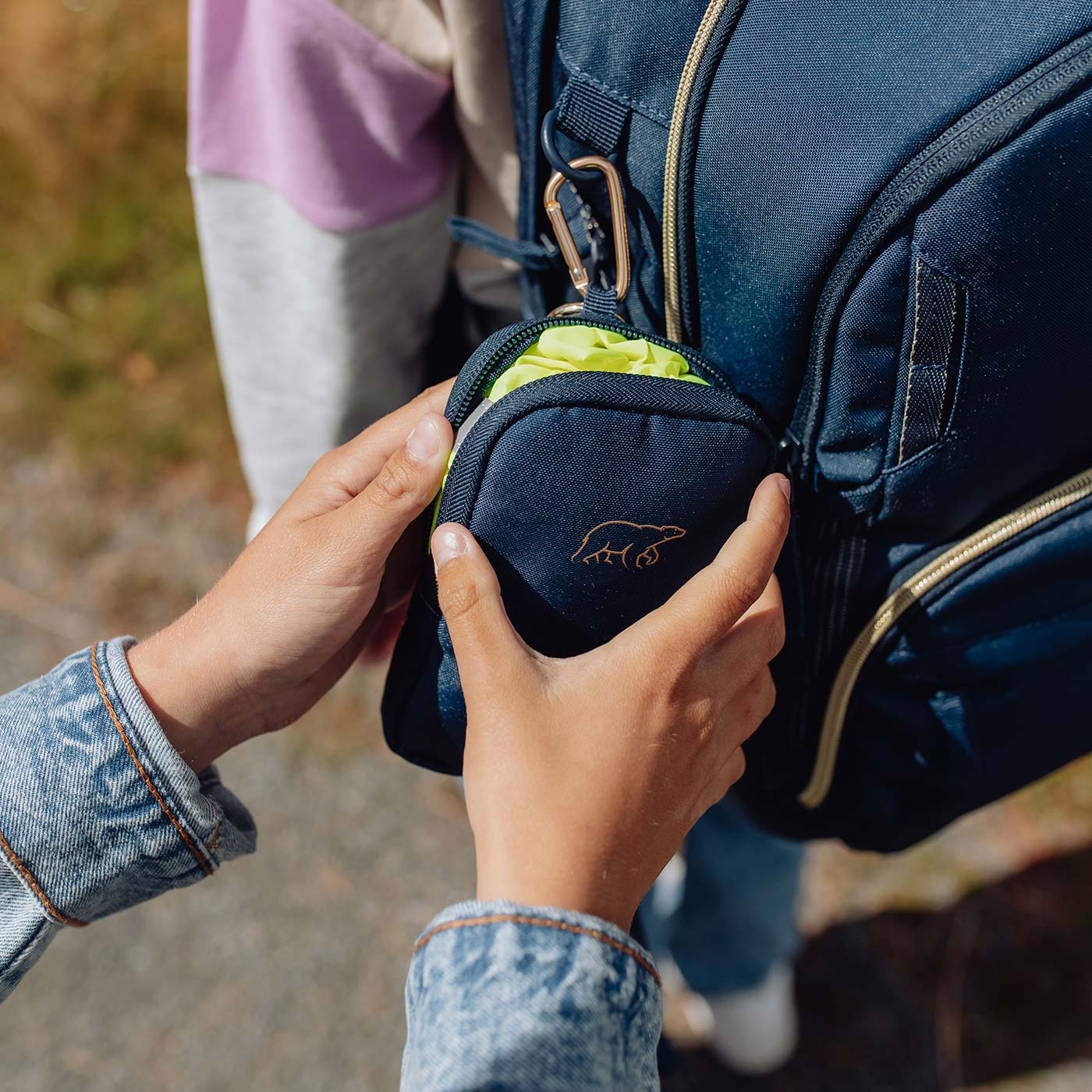 Beckmann Sport Air Schulrucksack Blue Gold Beckmann Sport Air Schulrucksack Blue Gold