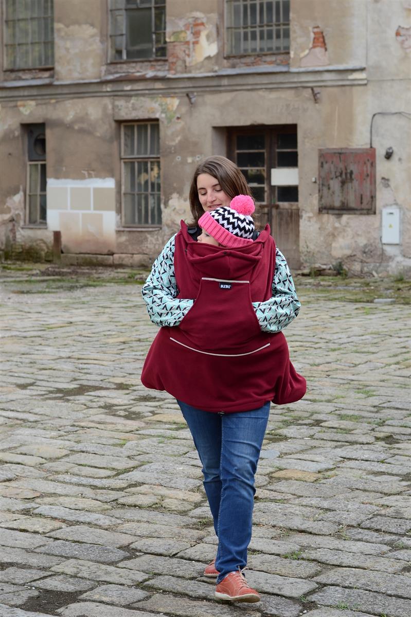 KiBi Fleece Tragecover Burgundy KiBi Fleece Tragecover Burgundy