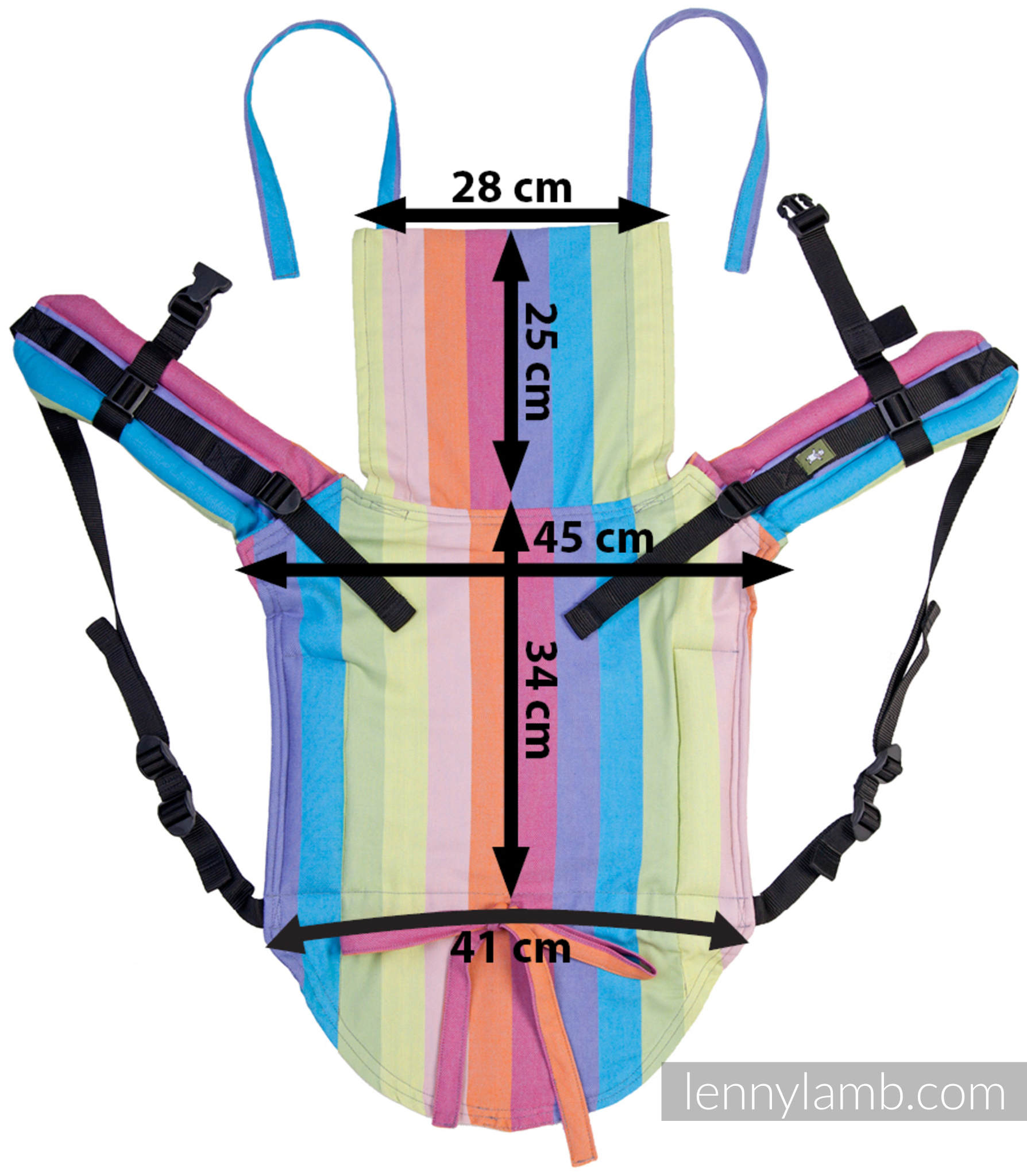 Lenny Lamb Onbuhimo Standard Comic Hug ME Pink