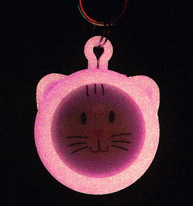 moses Aufladbare LED Anhänger Tierchen Pink