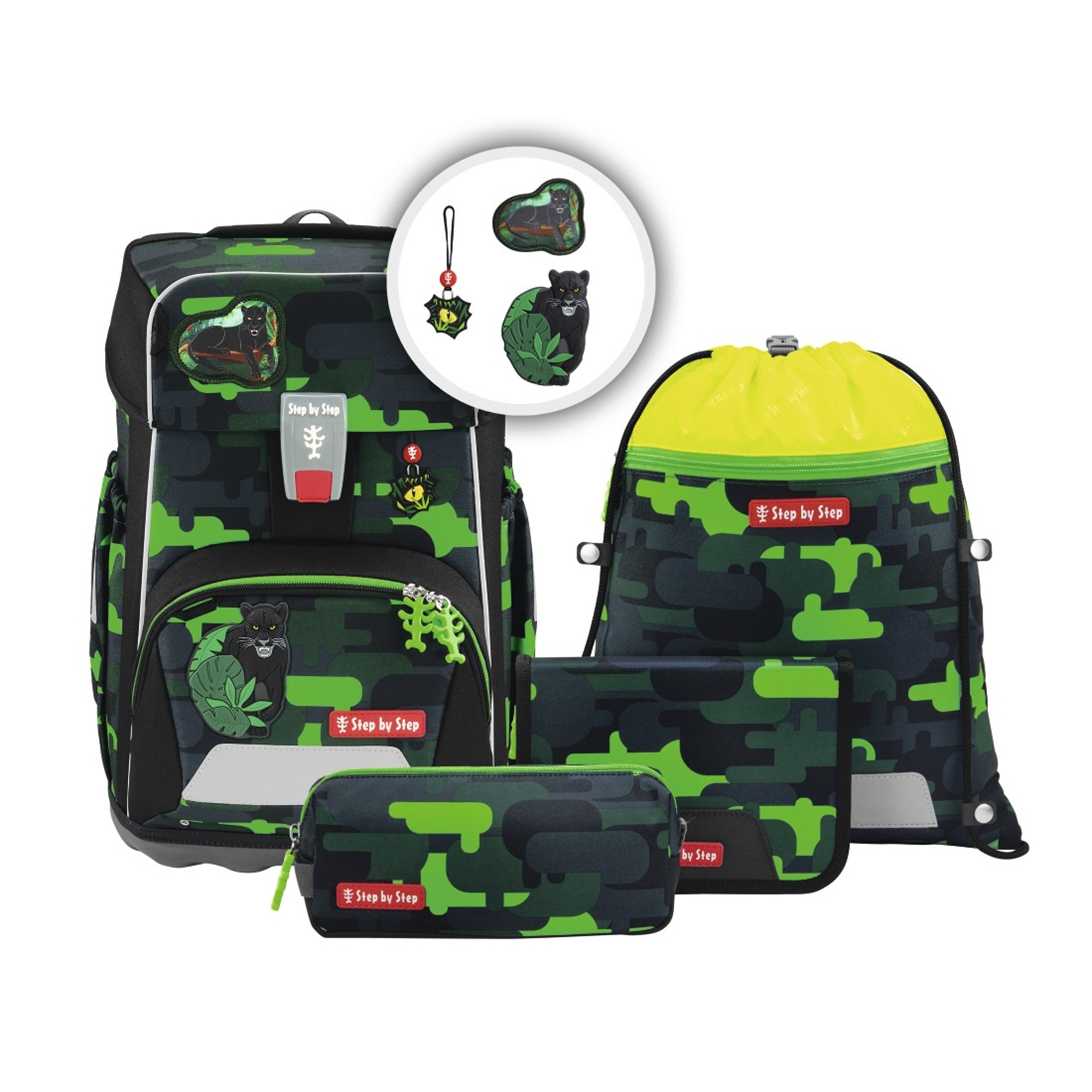 Step by Step Giant Schulranzen-Set 5-tlg. Step by Step Giant Schulranzen-Set 5-tlg. Ninja Kimo