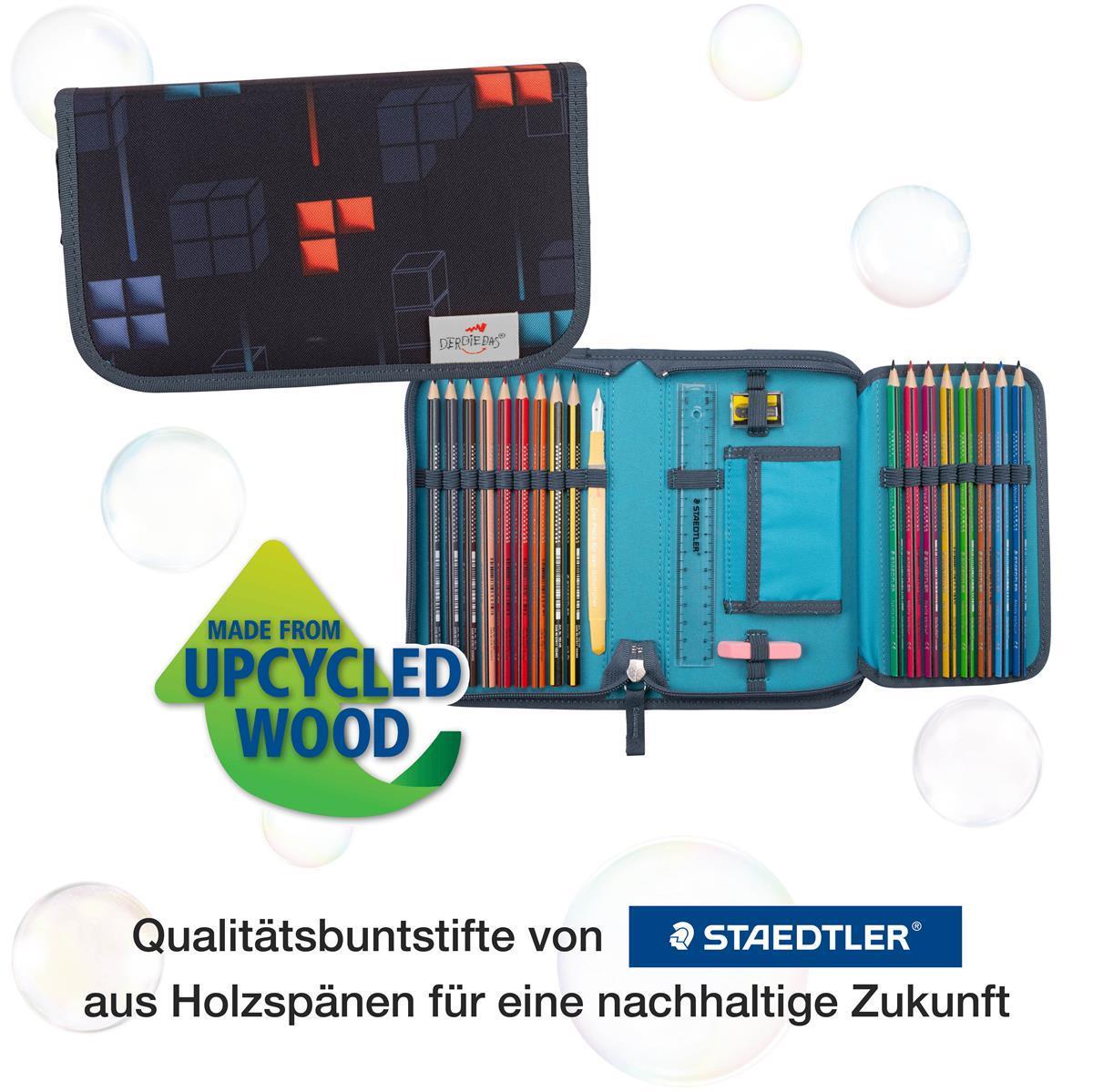 Der Die Das Schulranzen-Set Ergoflex Tiny 5 tlg. Ninja Fighter