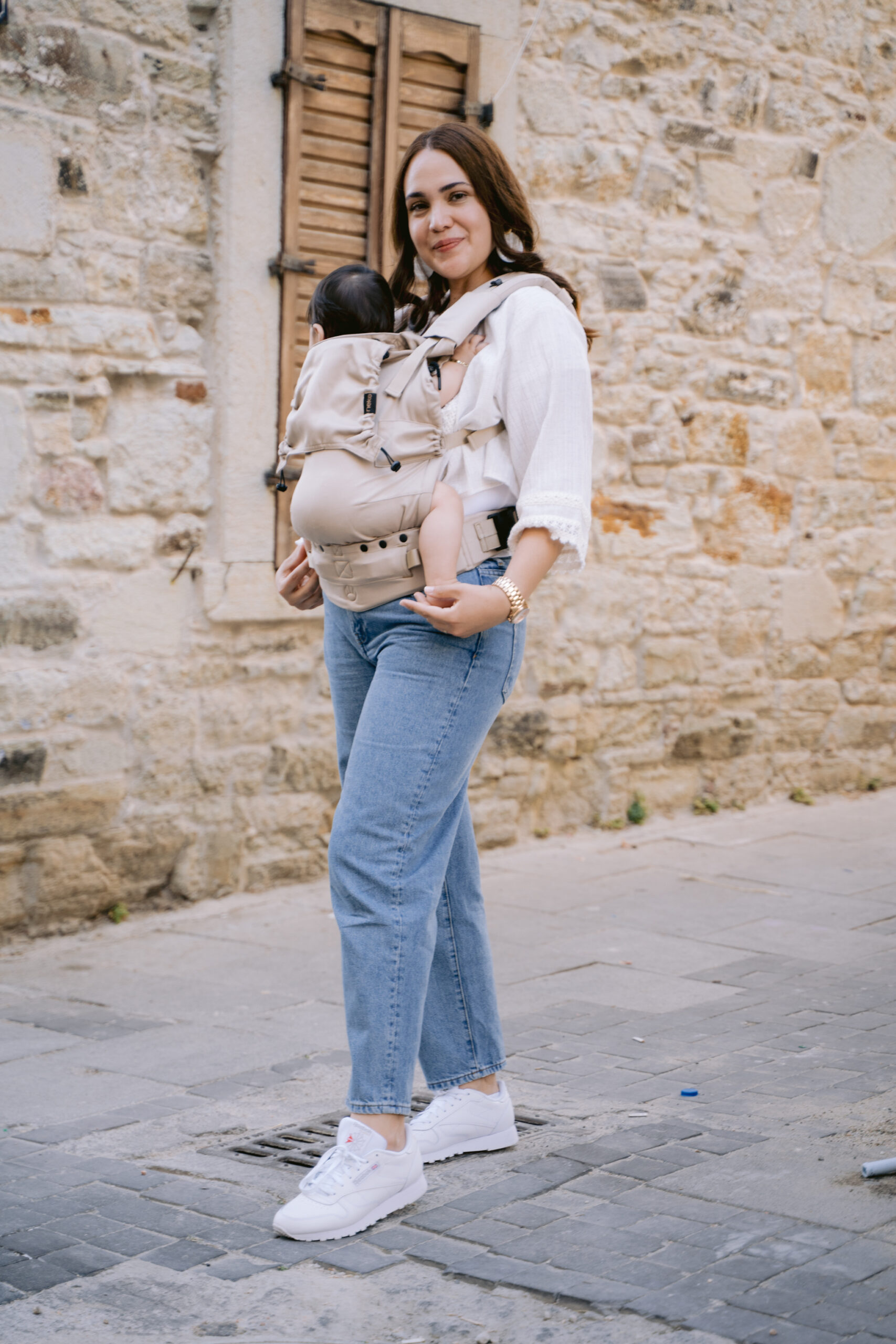 neko Switch Tragehilfe Babysize (50/56 - 80/86 cm) Pebble