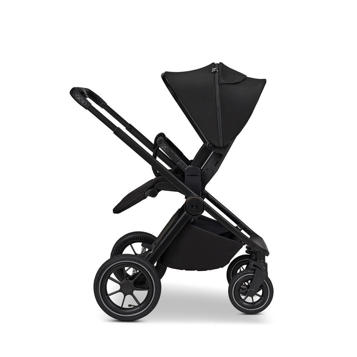 Moon GIO+ Kinderwagen-Set onyx / matt Moon PIÙ Kinderwagen SET onyx / chrome