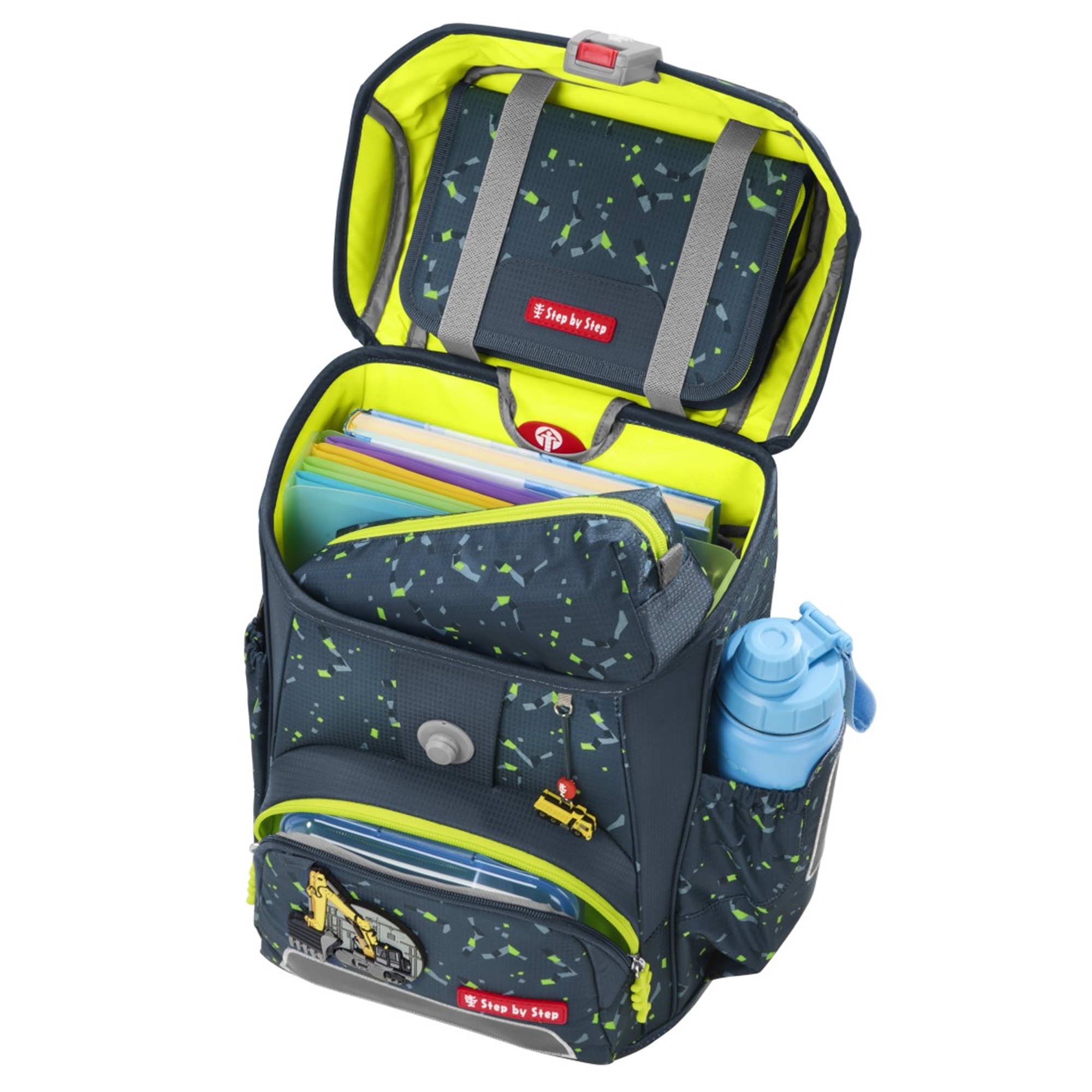 Step by Step Cloud Schulranzen-Set 5-tlg. Bager Rocco Step by Step Cloud Schulranzen-Set 5-tlg. Bager Rocco