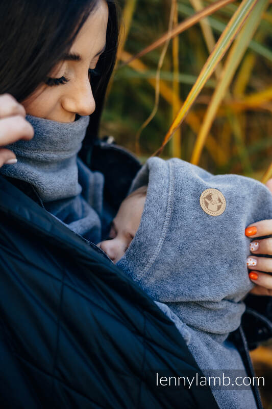 LennyLamb Trageschal für zwei Dark grey (fleece)