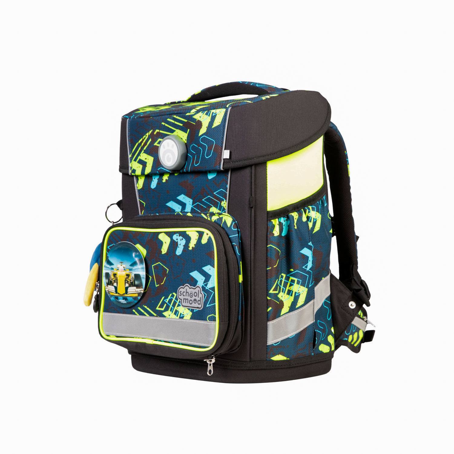 School-Mood Champion Pro Schulranzen-Set 2025/2026 Elias (Rennwagen)