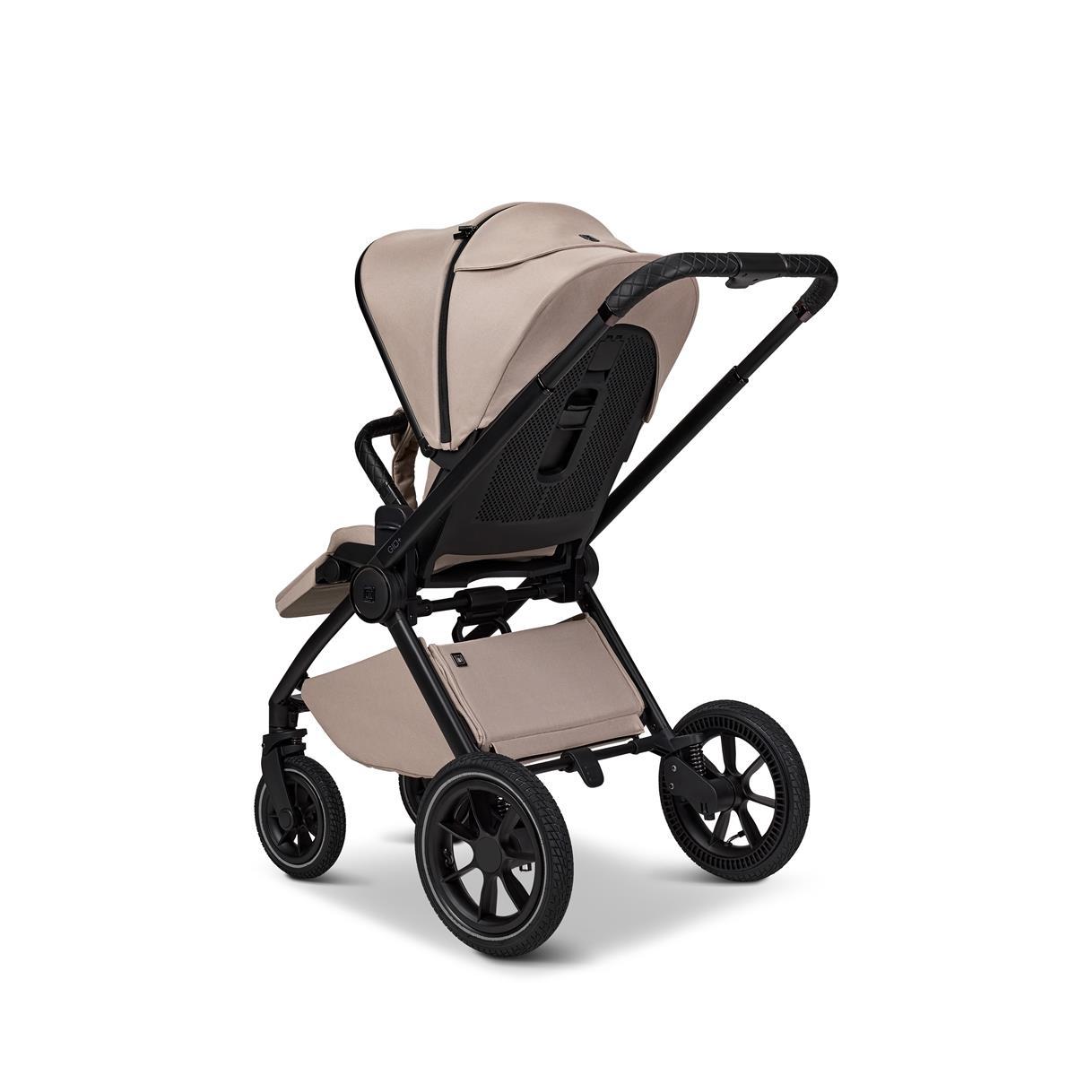 Moon GIO+ Kinderwagen-Set sand / matt Moon PIÙ Kinderwagen SET sand / chrome