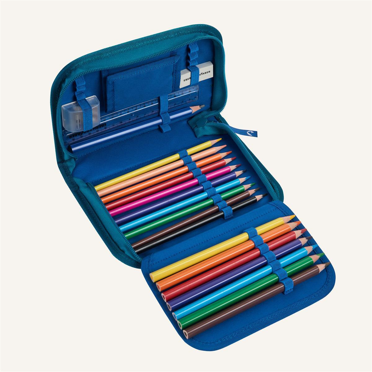 Finkid BUDDY EKO SPORT Schulranzen Set deep jungle/mosaic