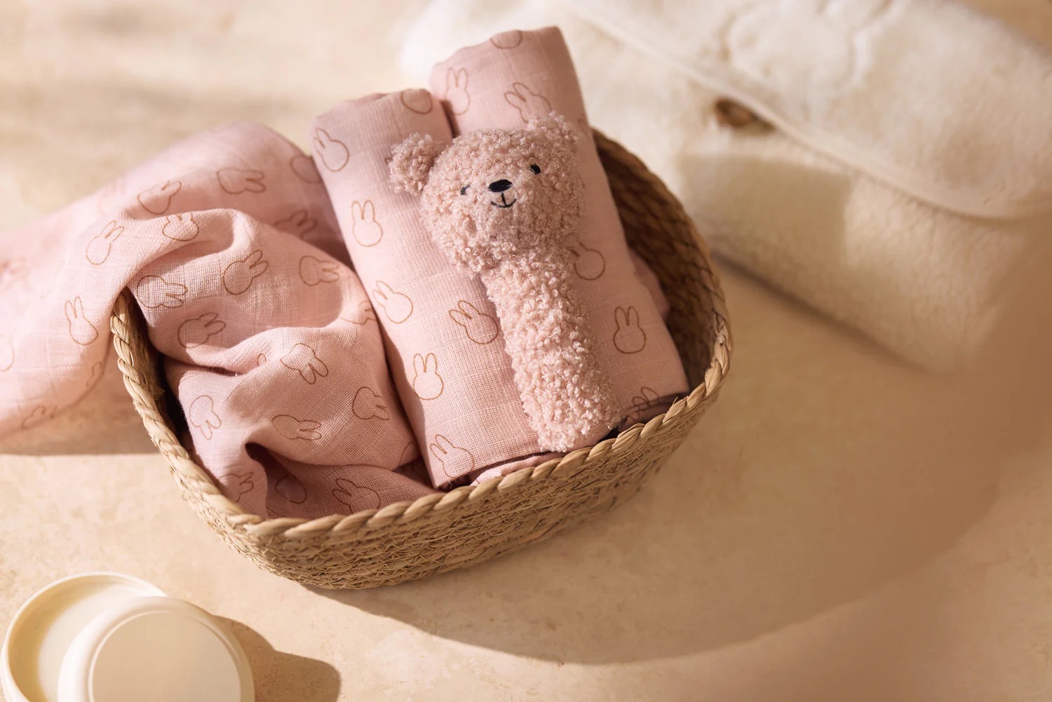 Jollein Rassel Teddy Bear Wild Rose