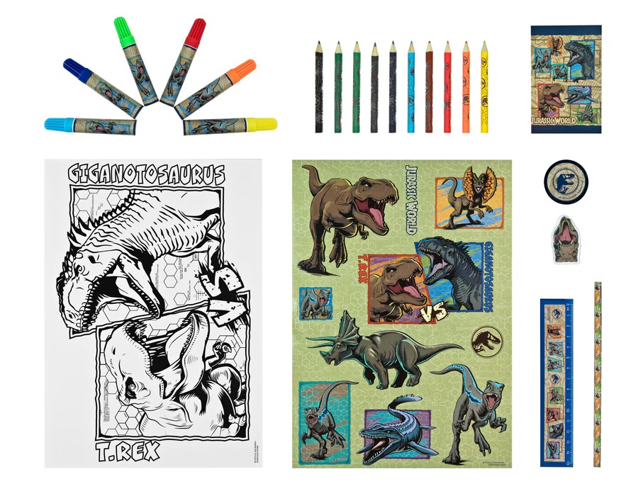 Undercover Mal -und Schreibturm Jurassic World 35-teilig