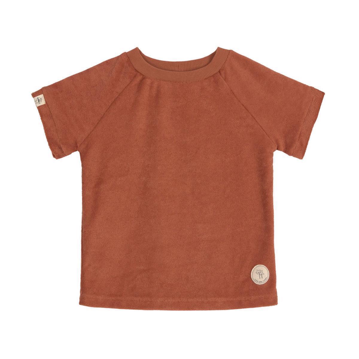 La¨ssig_Frottee_Kinder Shirt_rostrot.jpg Lässig Frottee T-Shirt Kinder Rostrot 62-68