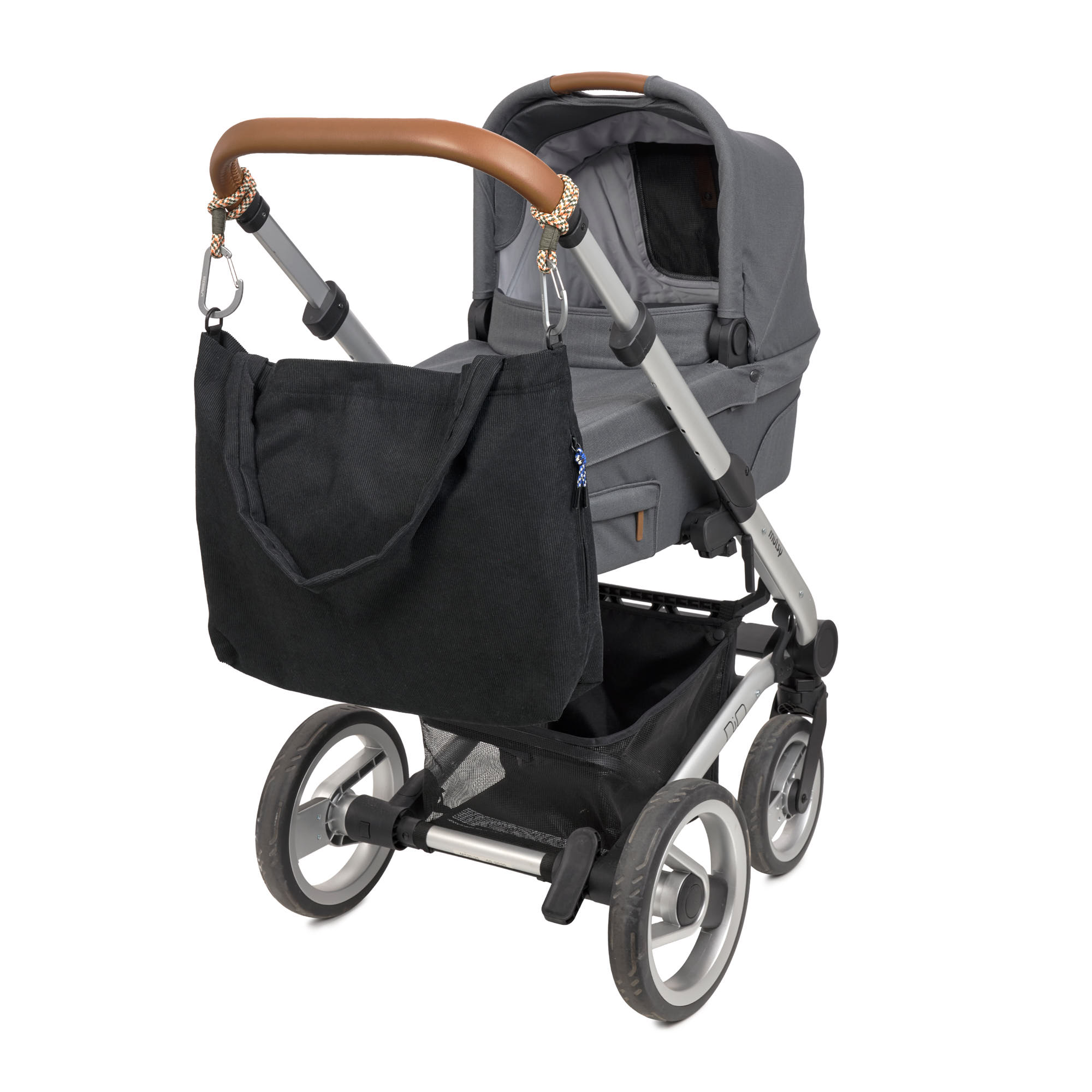 Lässig MIX Wickeltasche Shopper Cord Schwarz Lässig MIX Wickeltasche Shopper Cord Schwarz