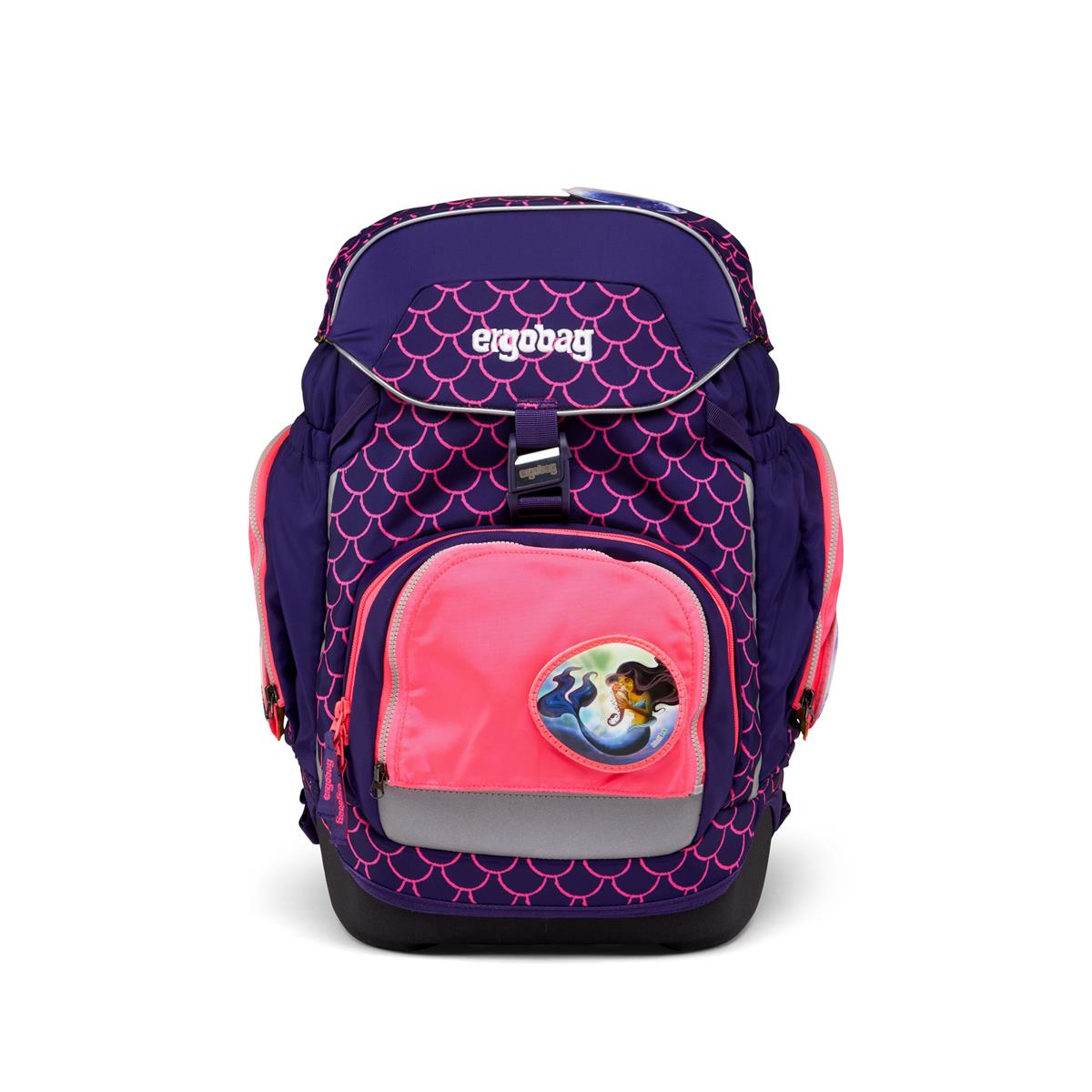 ergobag Fluo LED Zip Set Seitentaschen Pink ergobag Fluo LED Zip Set Seitentaschen Pink