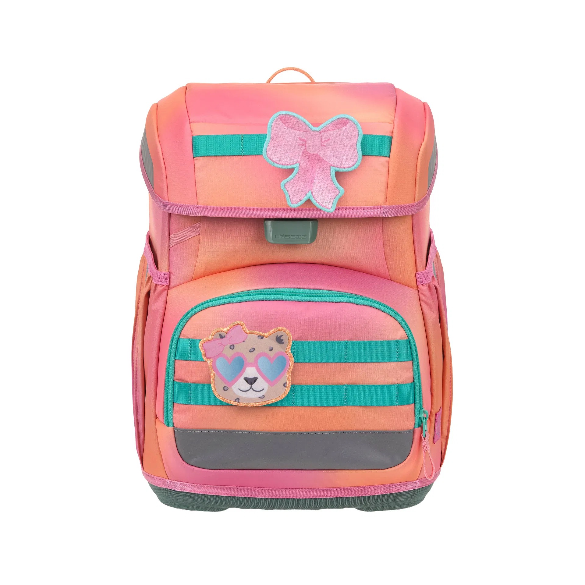 Lässig Schulranzen-Set Unique Light 2026 Sunset Pink