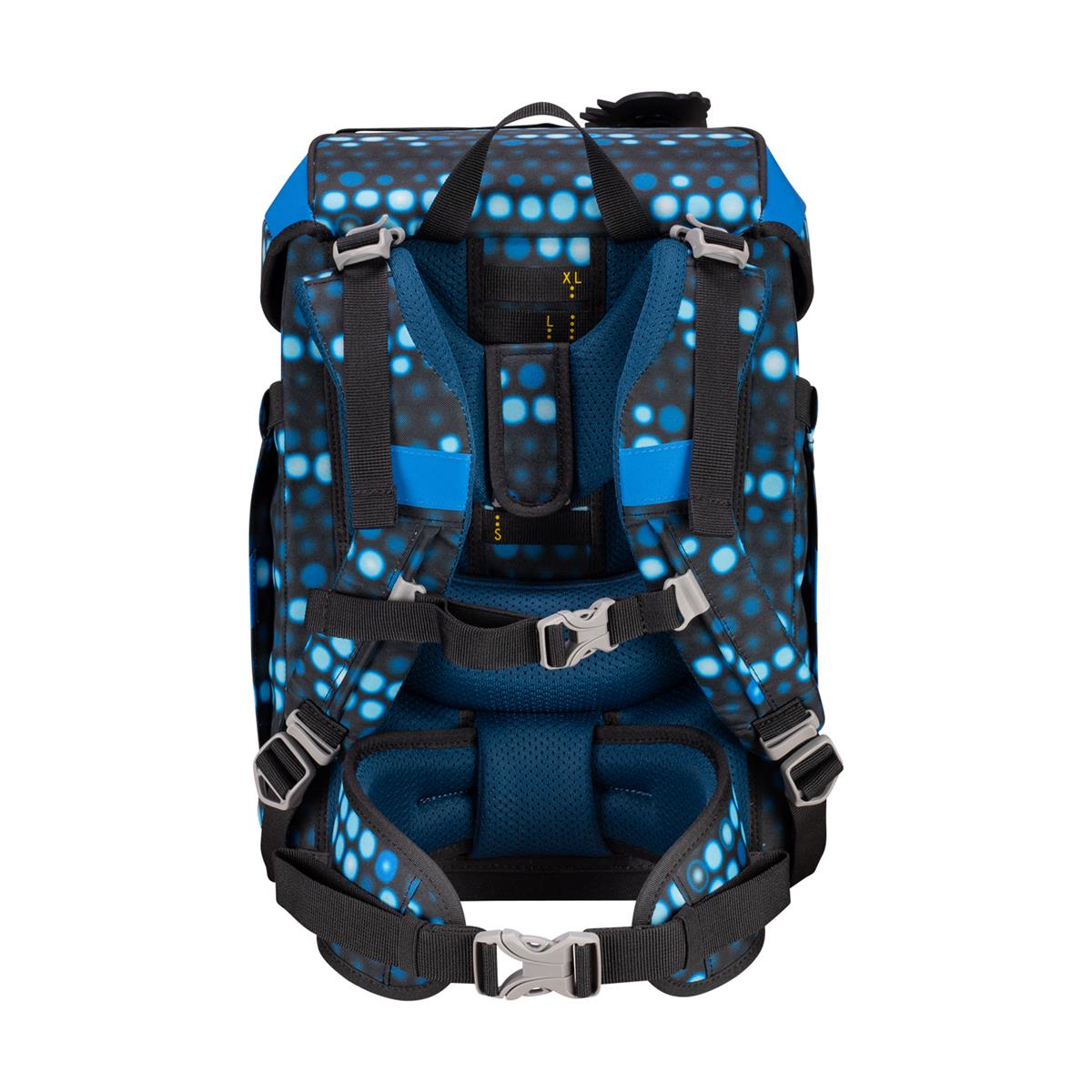 Der Die Das Schulranzen-Set Ergoflex Tiny 5 tlg. Superflash Blue Robot