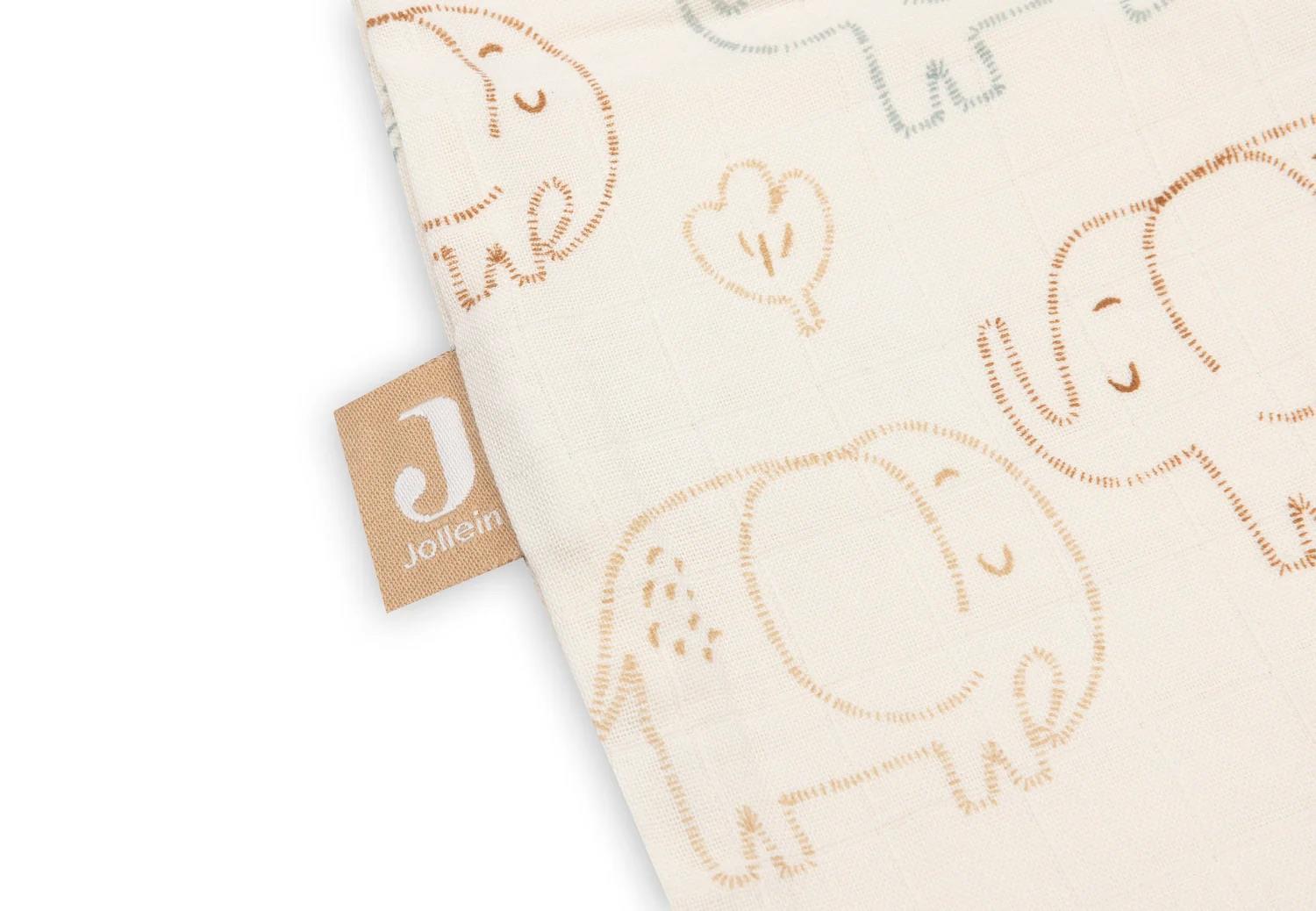 Jollein Schlafsack Hydrophil 70cm Elephant Tales