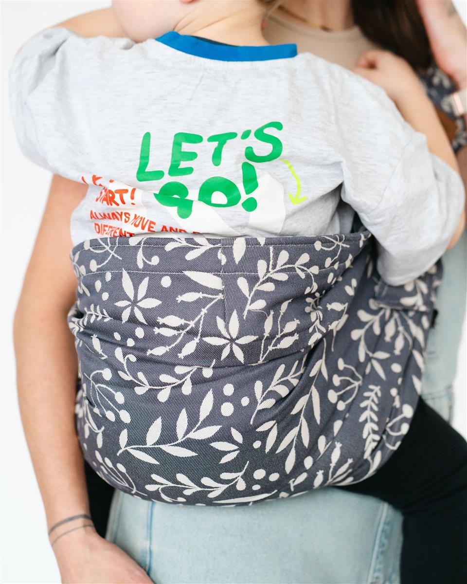 Qookie Go - Hüfttrage Blossom Snow