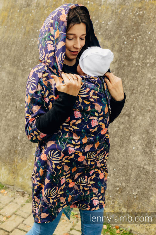 LennyLamb asymmetrische Tragepulli Gr. M Vintage Flowers