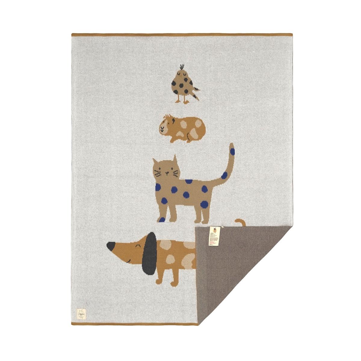 Lässig Babydecke Bio-Baumwolle 80x100 Little Mateys royal