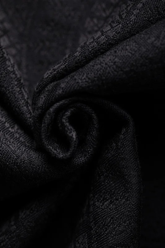 Lenny Lamb Onbuhimo PRO PEACOCK'S TAIL - PITCH BLACK