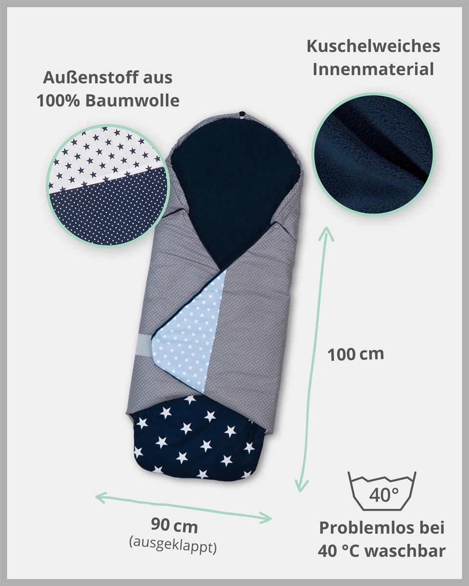 Ullenboom Einschlagdecke Ganzjährig Blau/Hellblau/Grau Ullenboom Einschlagdecke Ganzjährig Blau/Hellblau/Grau