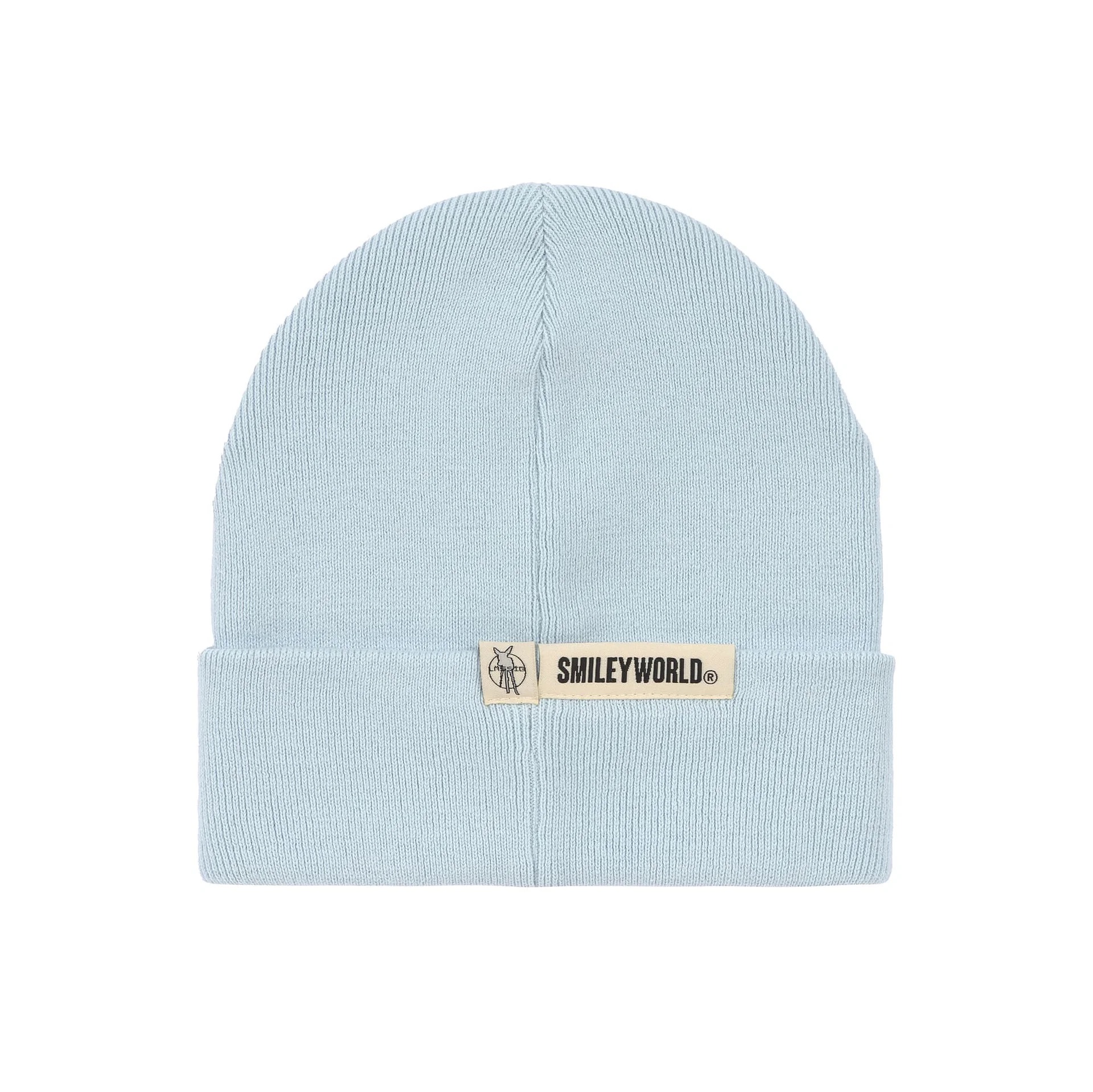 Lässig Mütze V-MASTER Beanie GOTS SmileyWorld® blue 52-56