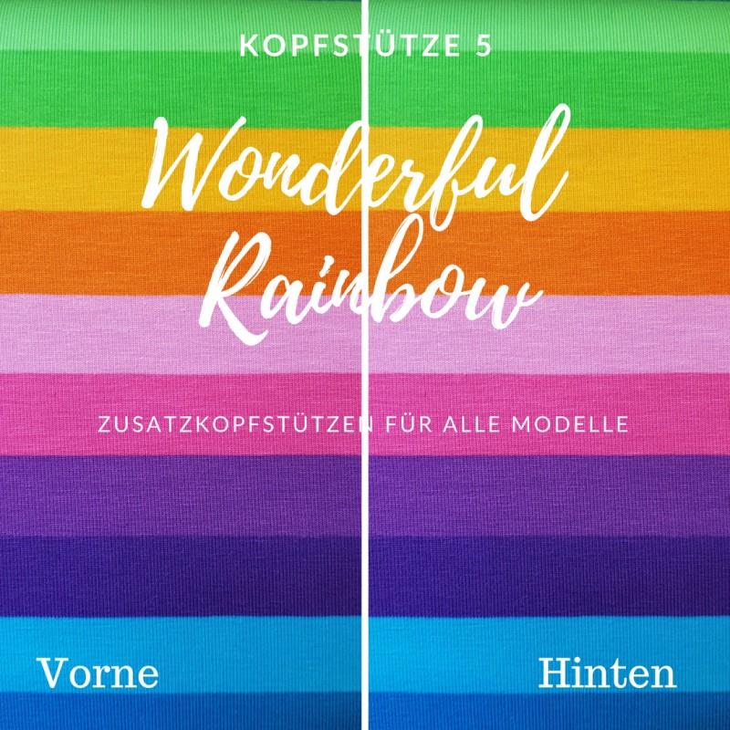 JoNo Mei Tai Zusatzkopfstützen - Wonderful Rainbow