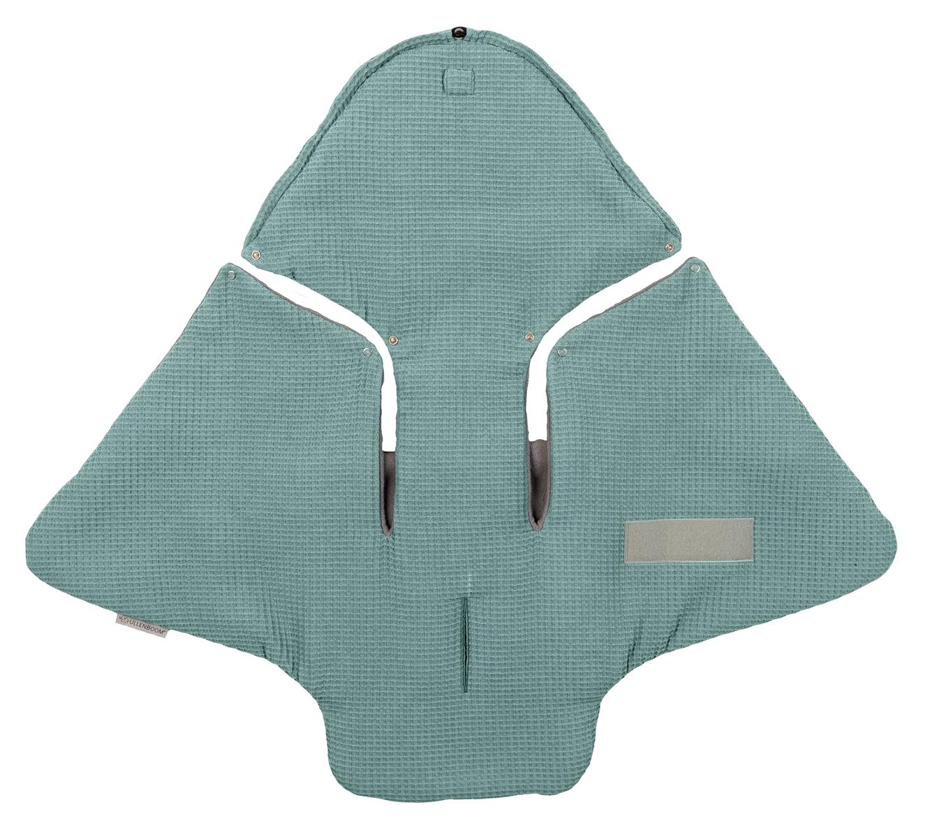 Ullenboom Einschlagdecke Ganzjährig Waffelpiqué/Salbeigrün