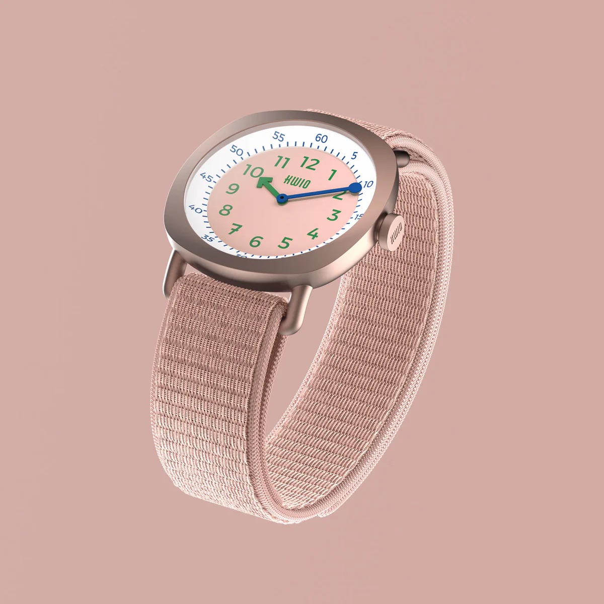 KWIO Tikk Armbanduhr für Kinder Powder Rose