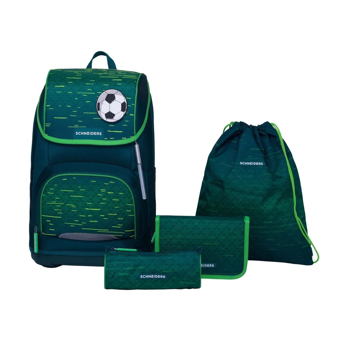 Schneiders Ergoplus Schulrucksack-Set 8-tlg. Soccer Star